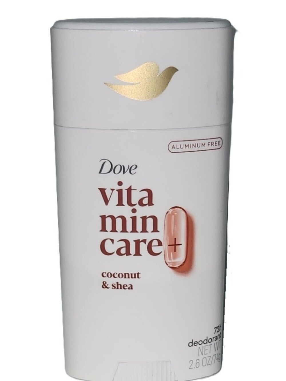 Dove Vitamin Care+ 72 Hour Deodorant - Coconut & Shea, 2.6 Oz (74 G)